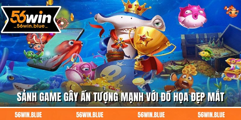 Sảnh game gây ấn tượng mạnh với đồ họa đẹp mắt